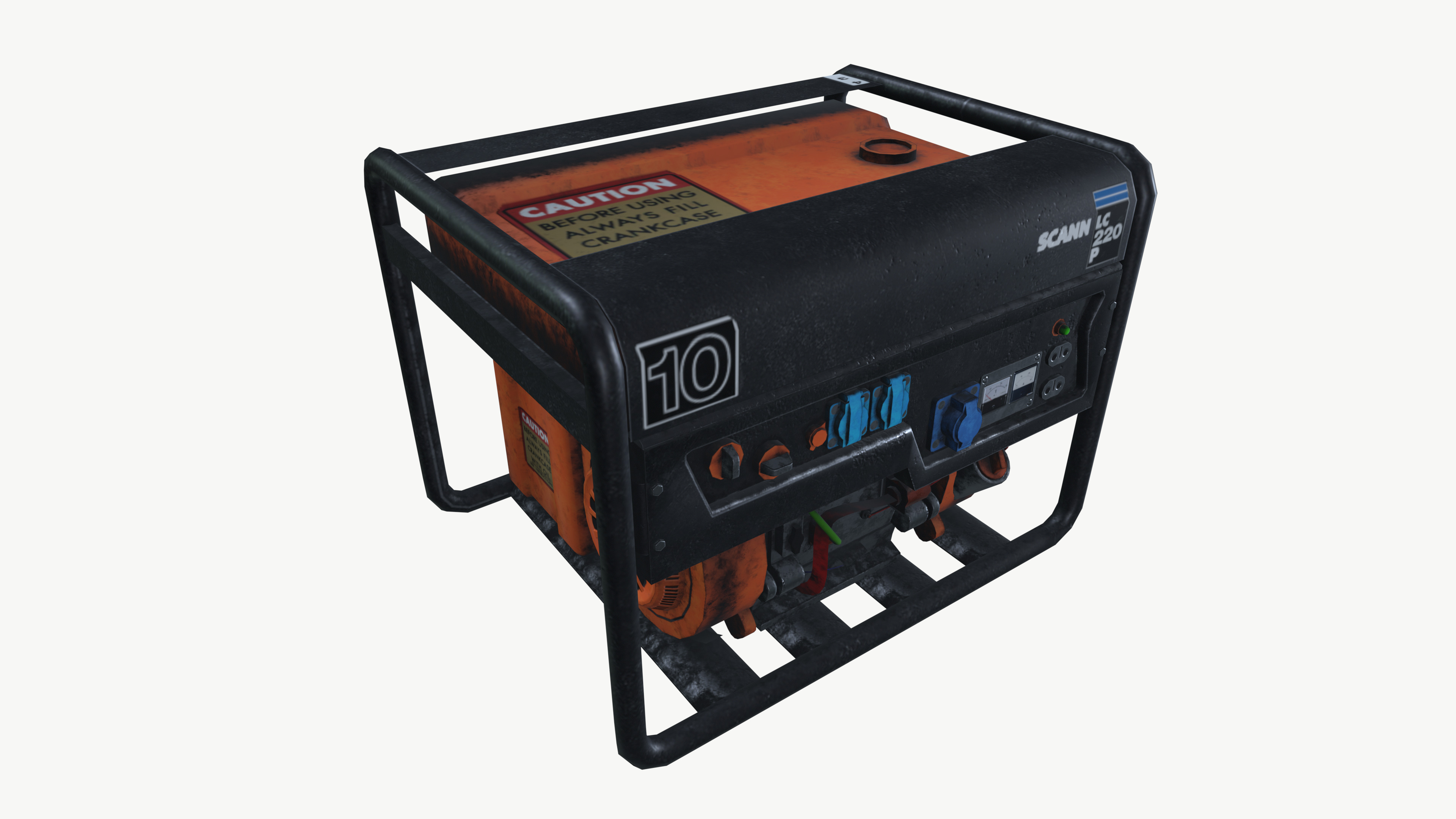 Mini Generator 3D model_6