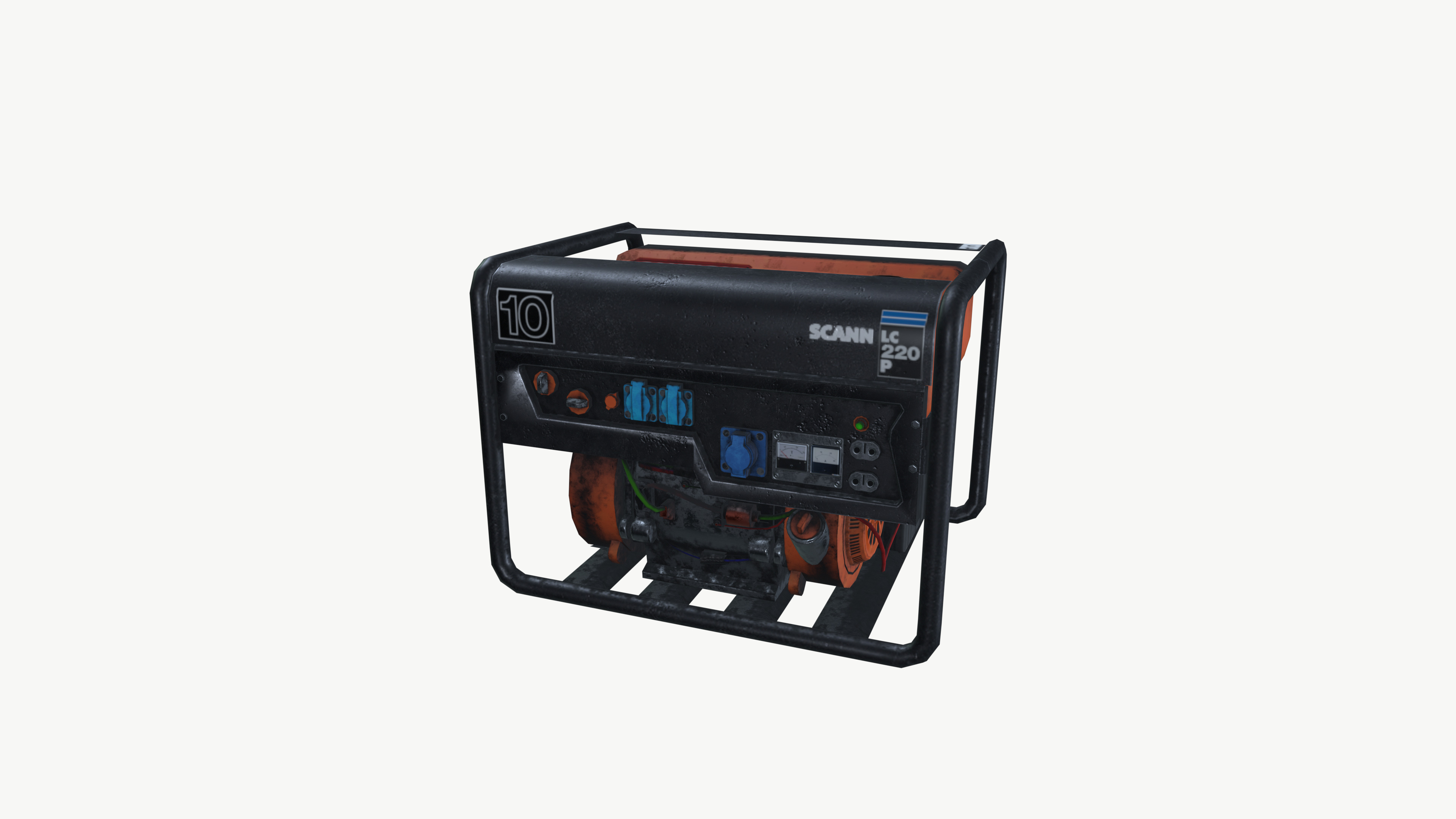 Mini Generator 3D model_4