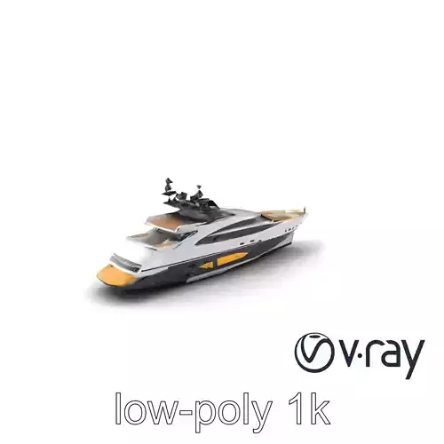 Mega Yacht Submarine Dock Luxury Exploration model pack