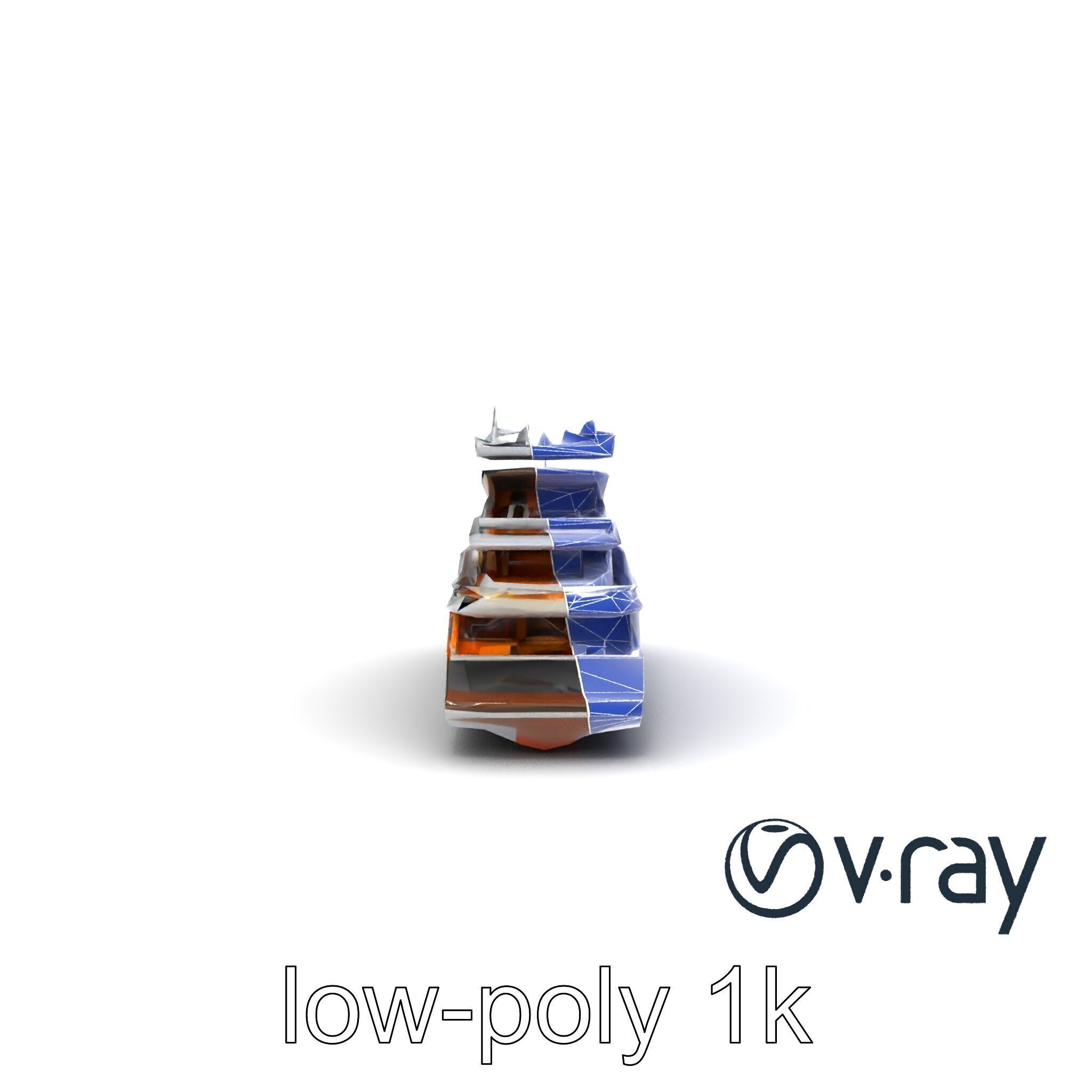Regal Royal Superyacht with Versailles-style Opulence model pack Low-poly 3D model_18