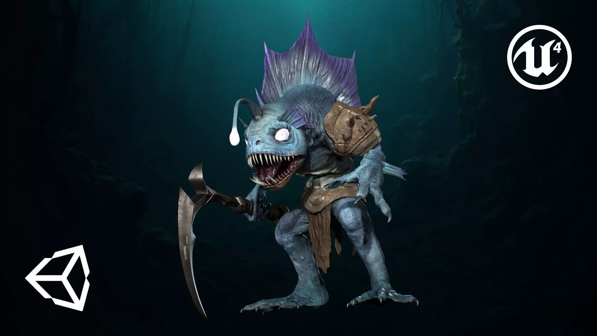 Murloc 2 Low-poly 3D model_0