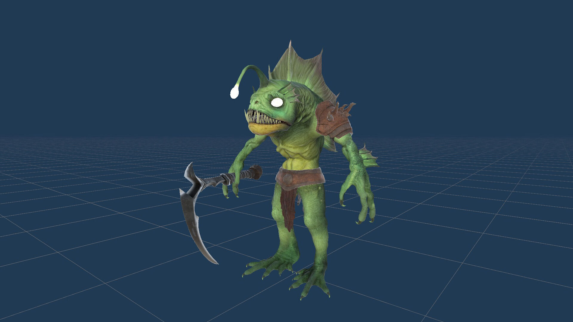 Murloc 2 Low-poly 3D model_29