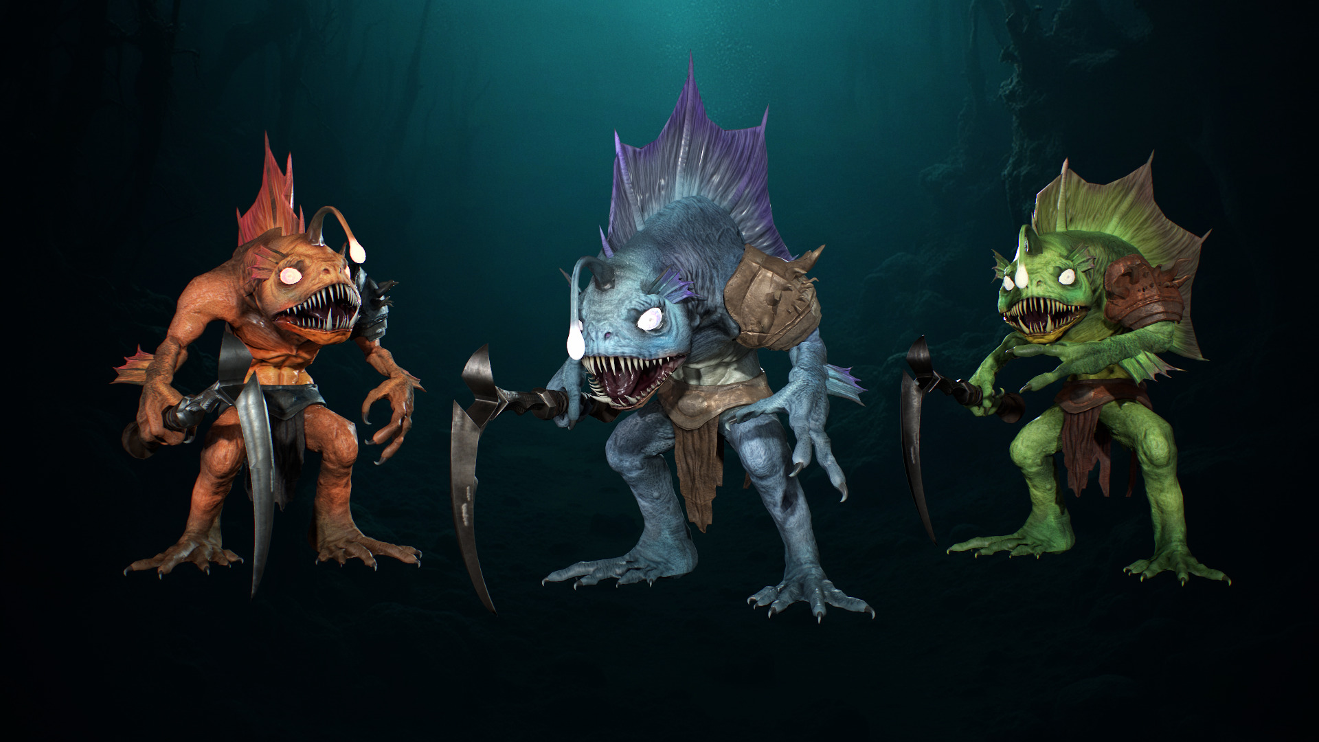 Murloc 2 Low-poly 3D model_3