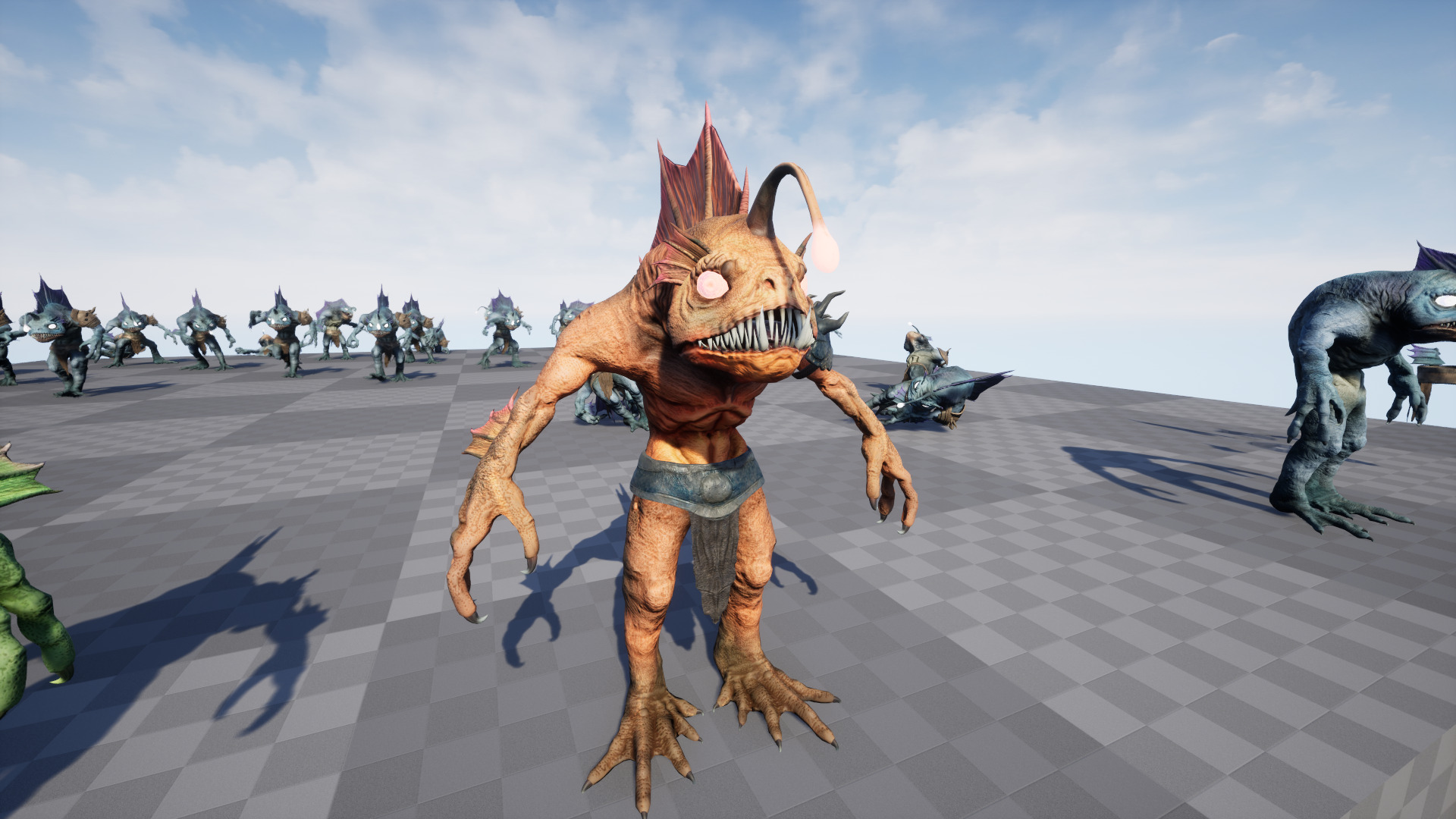 Murloc 2 Low-poly 3D model_19