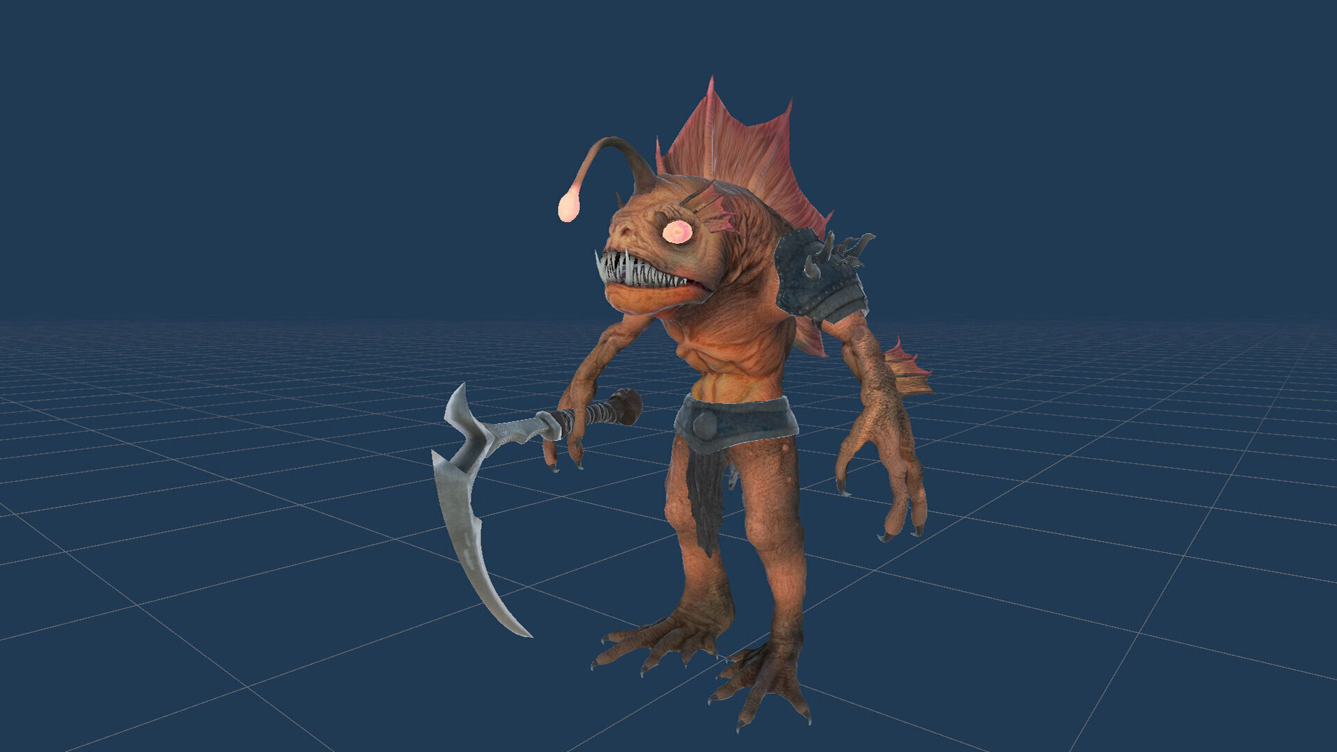 Murloc 2 Low-poly 3D model_31