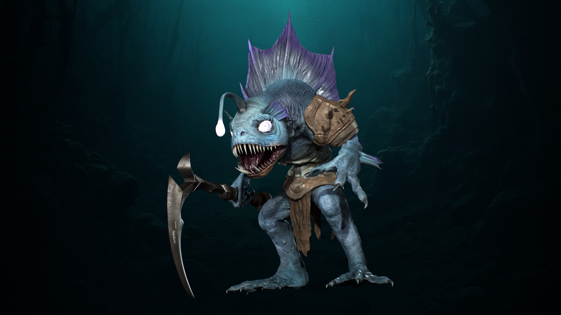 Murloc 2 Low-poly 3D model_2