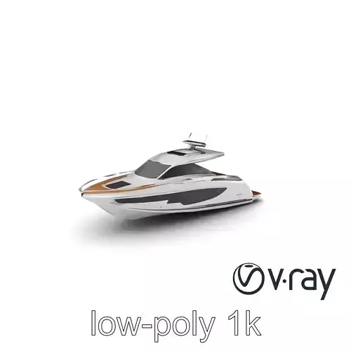Sleek Carbon-Fiber Yacht model pack