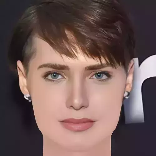 Leticia Colin Head - No Hair - Low poly head for game