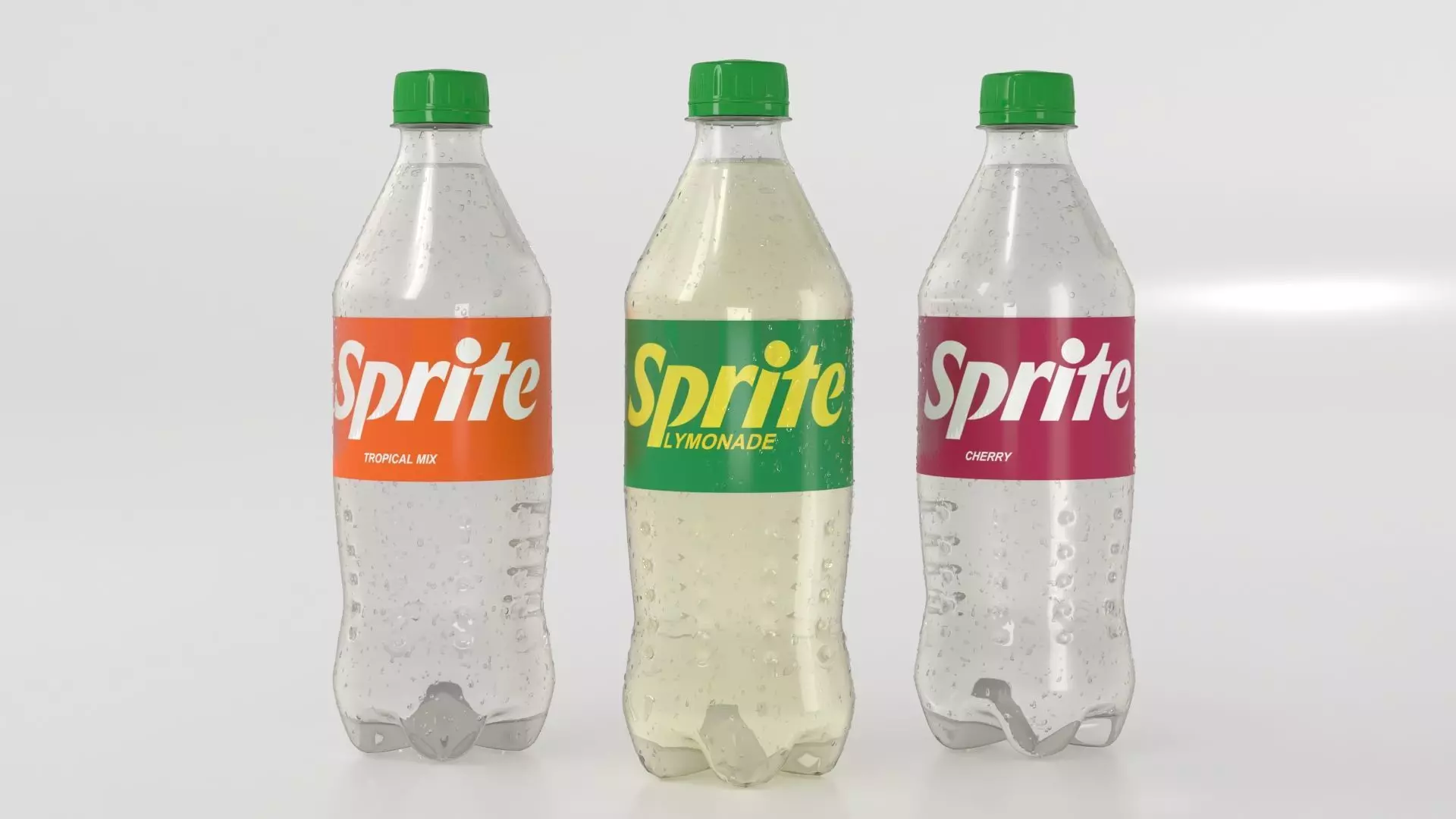 Sprite new bottle 3D model 3D model