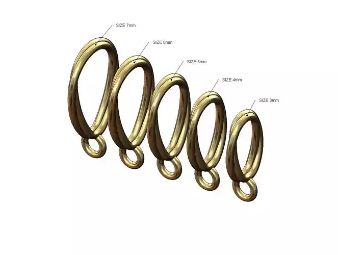 Braided wire simple twisted bail with loop