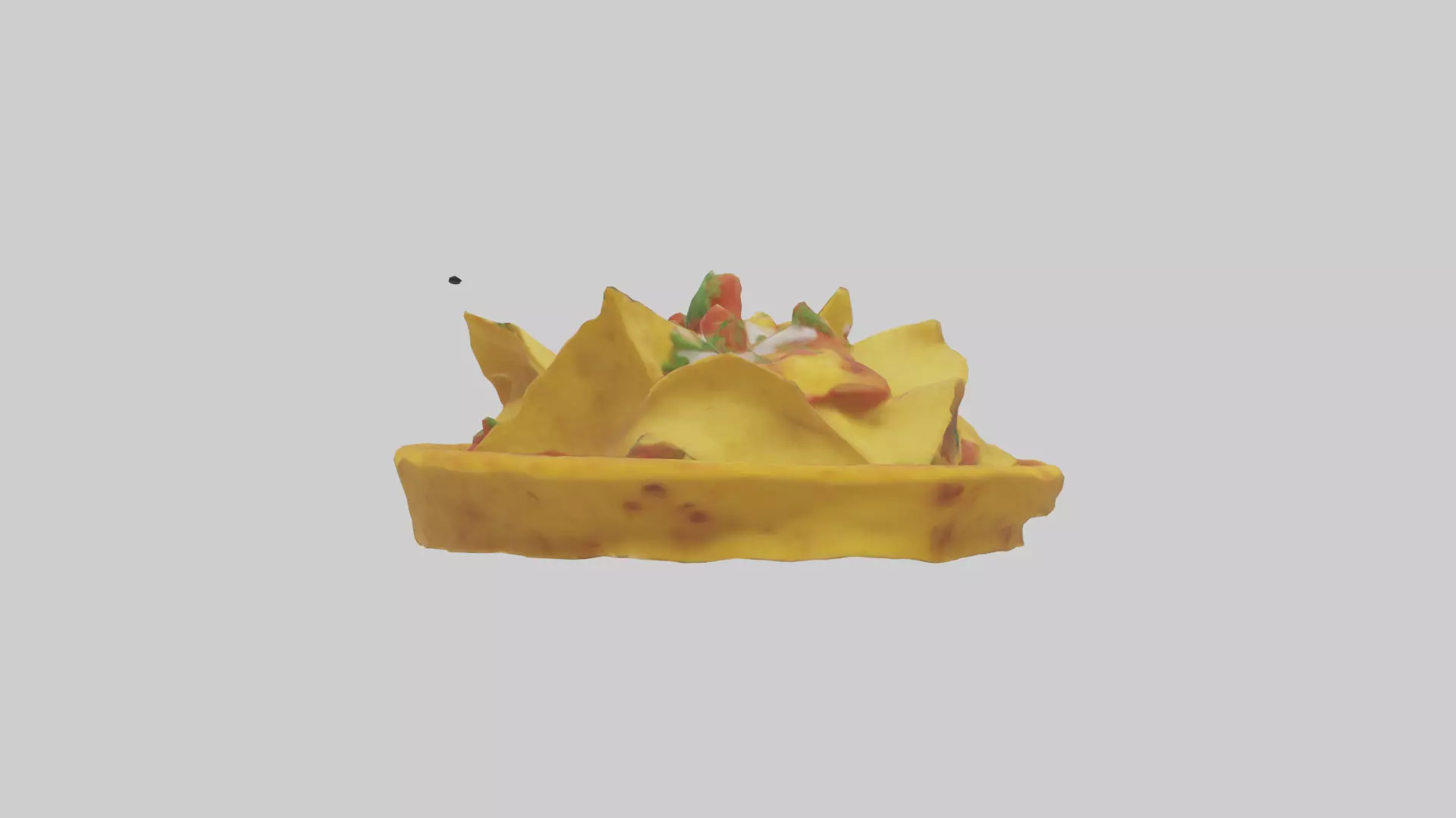 achos model Low-poly 3D model_0