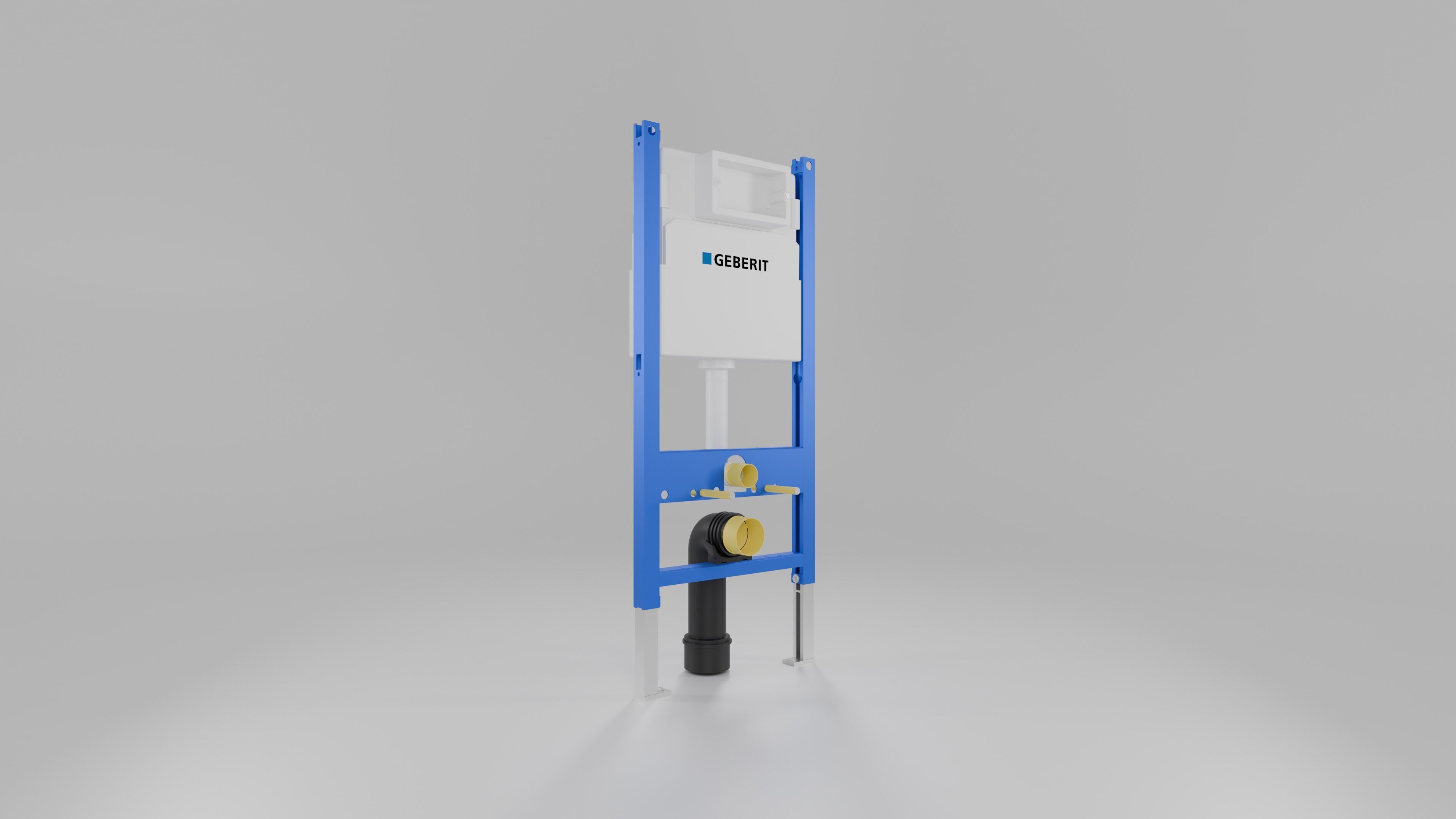 Geberit WC Frame - WC system - High-Quality 3D Model 3D model_2