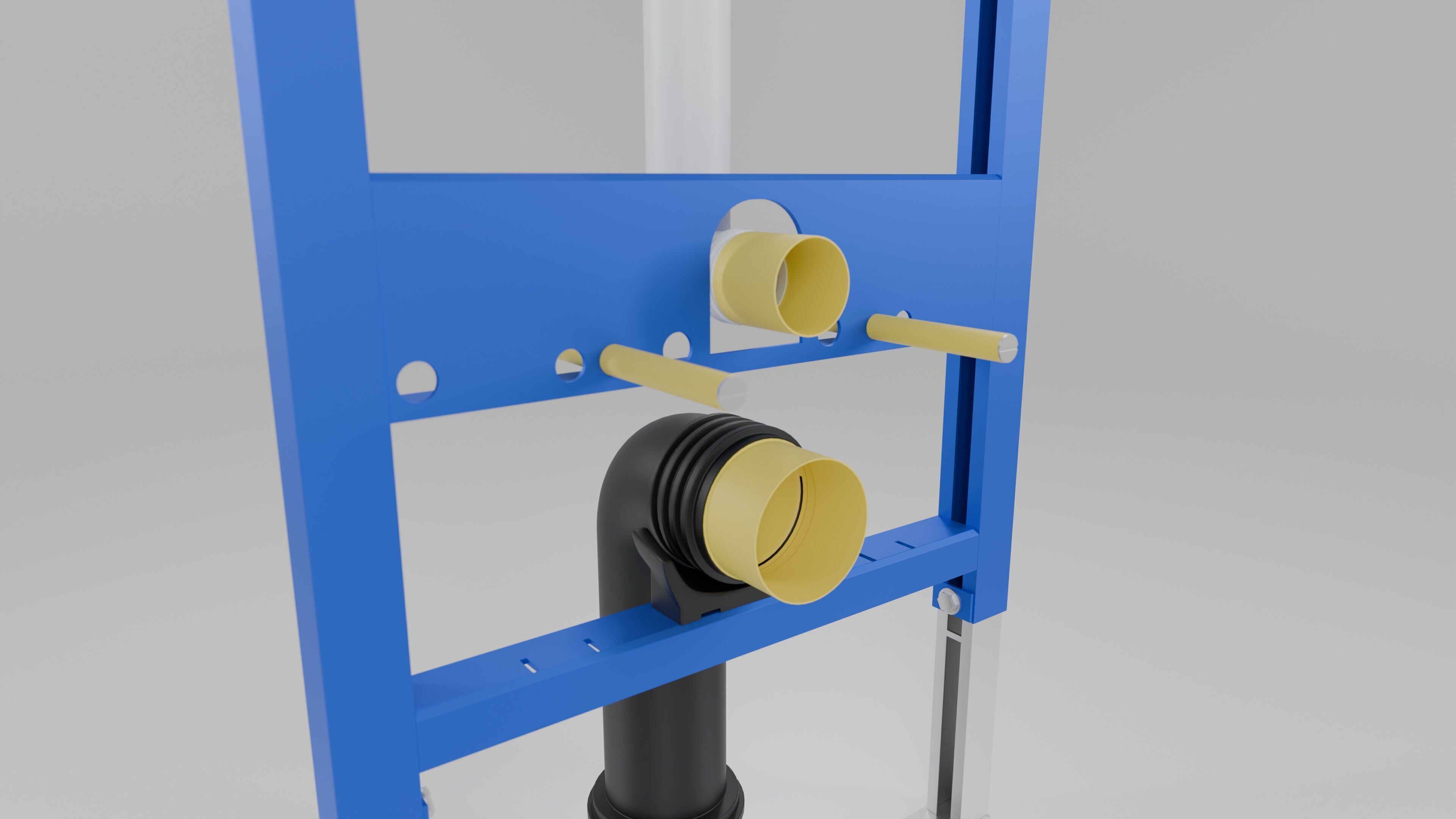 Geberit WC Frame - WC system - High-Quality 3D Model 3D model_5