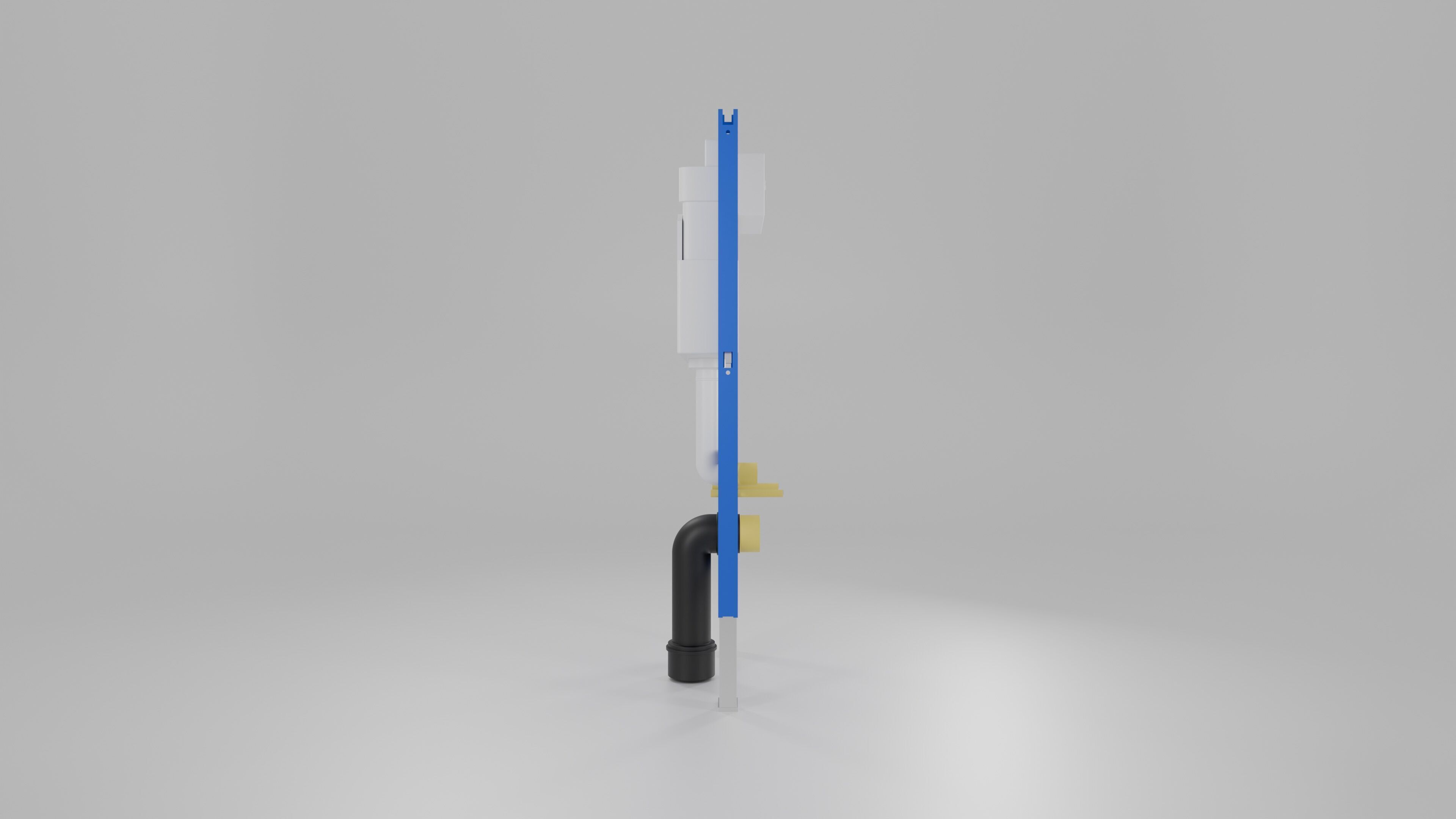 Geberit WC Frame - WC system - High-Quality 3D Model 3D model_3