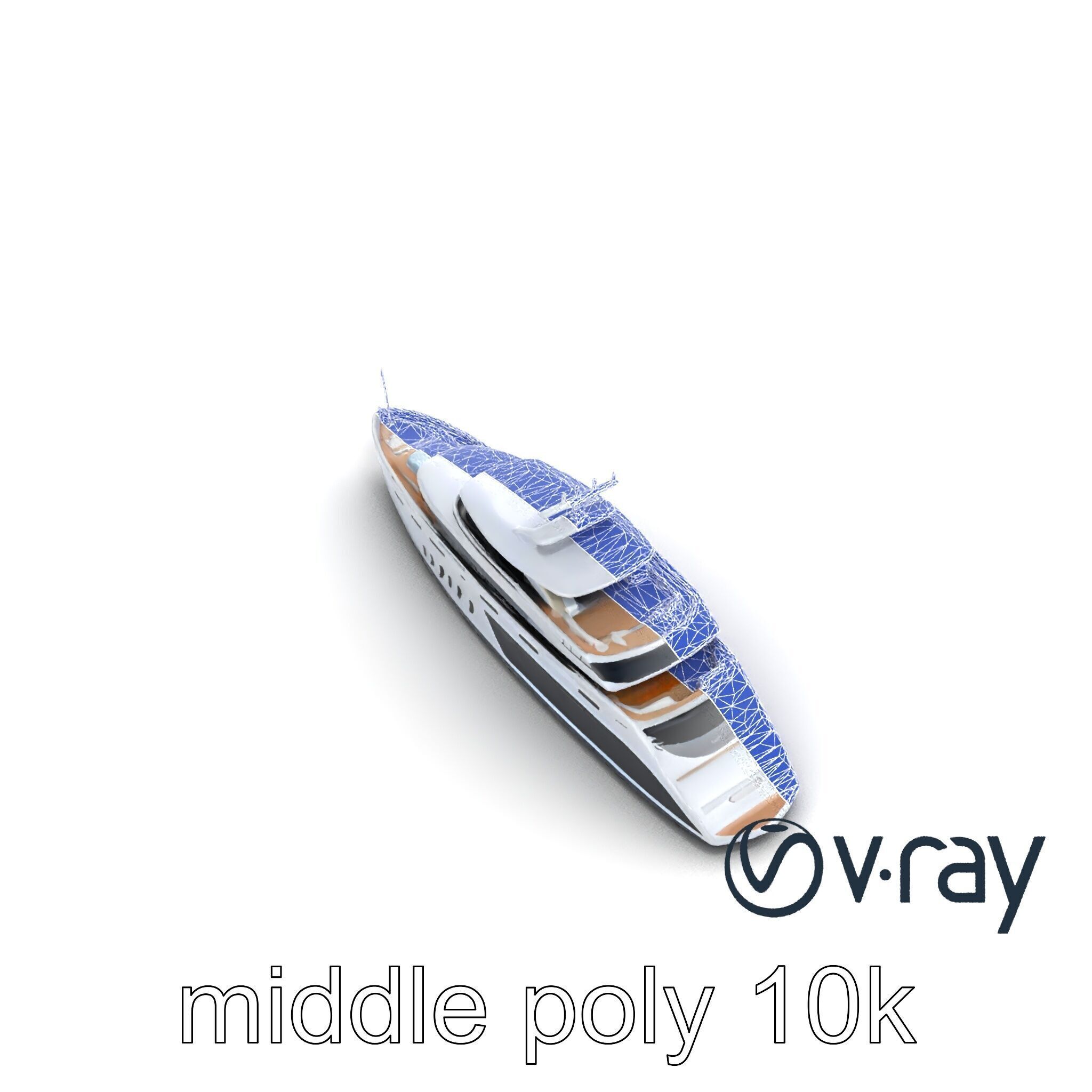 Luxurious Catamaran Superyacht model pack Low-poly 3D model_20