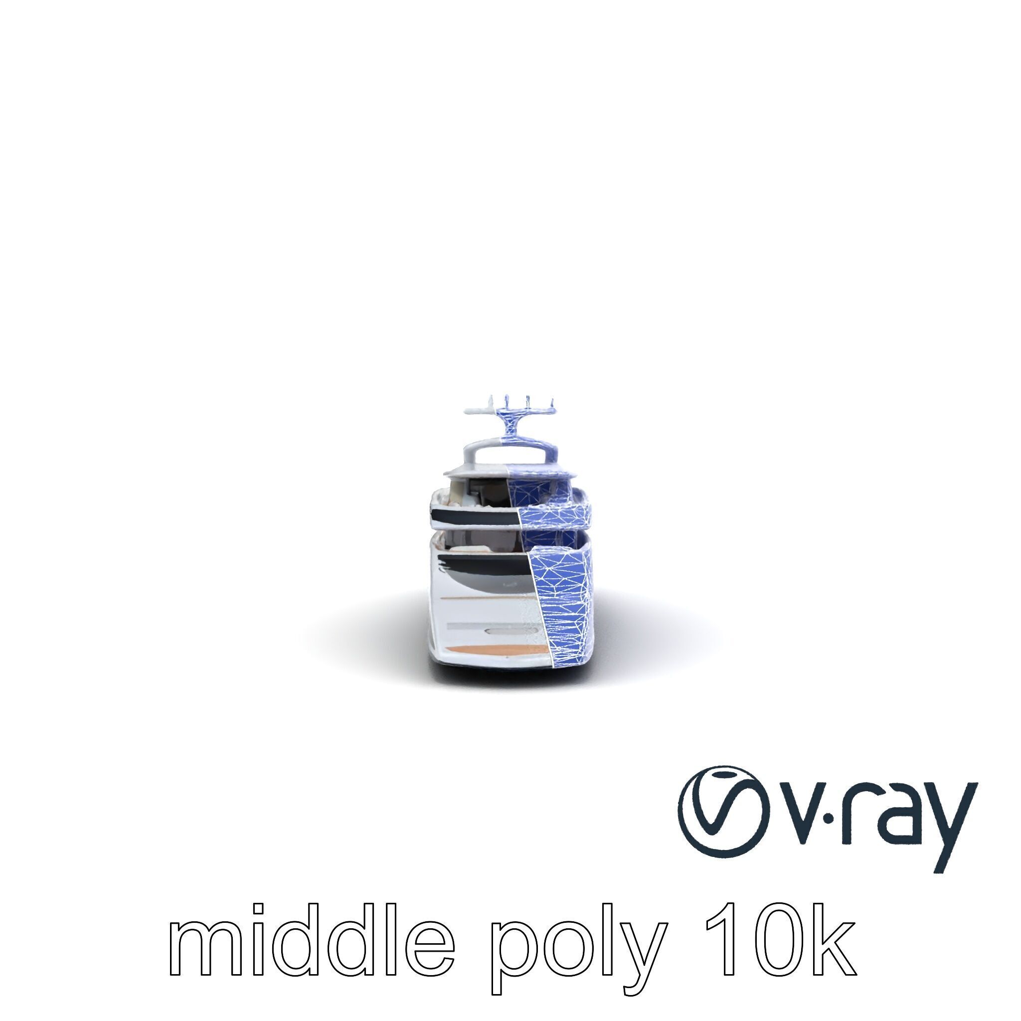 Luxurious Catamaran Superyacht model pack Low-poly 3D model_30