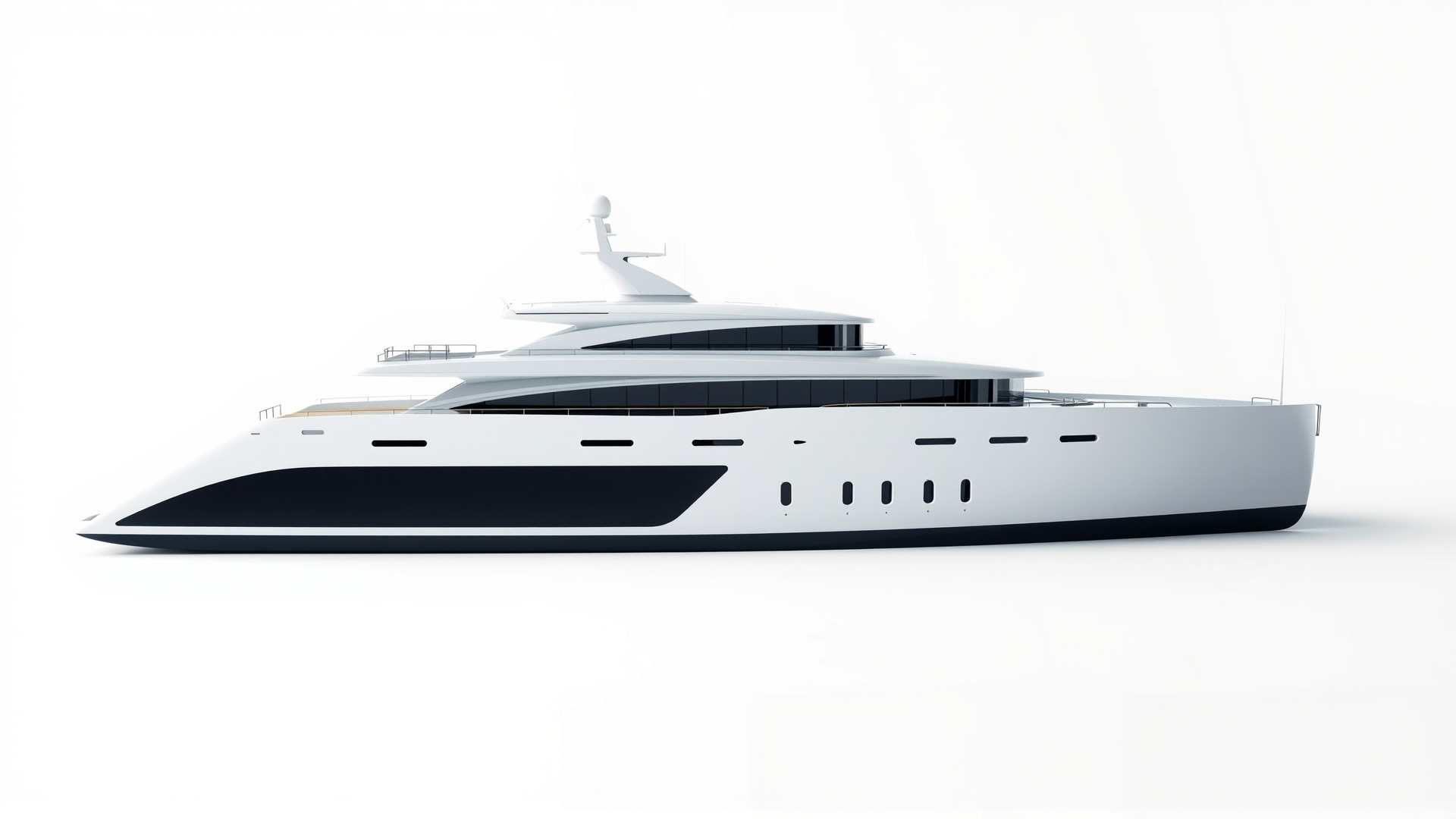 Luxurious Catamaran Superyacht model pack Low-poly 3D model_4