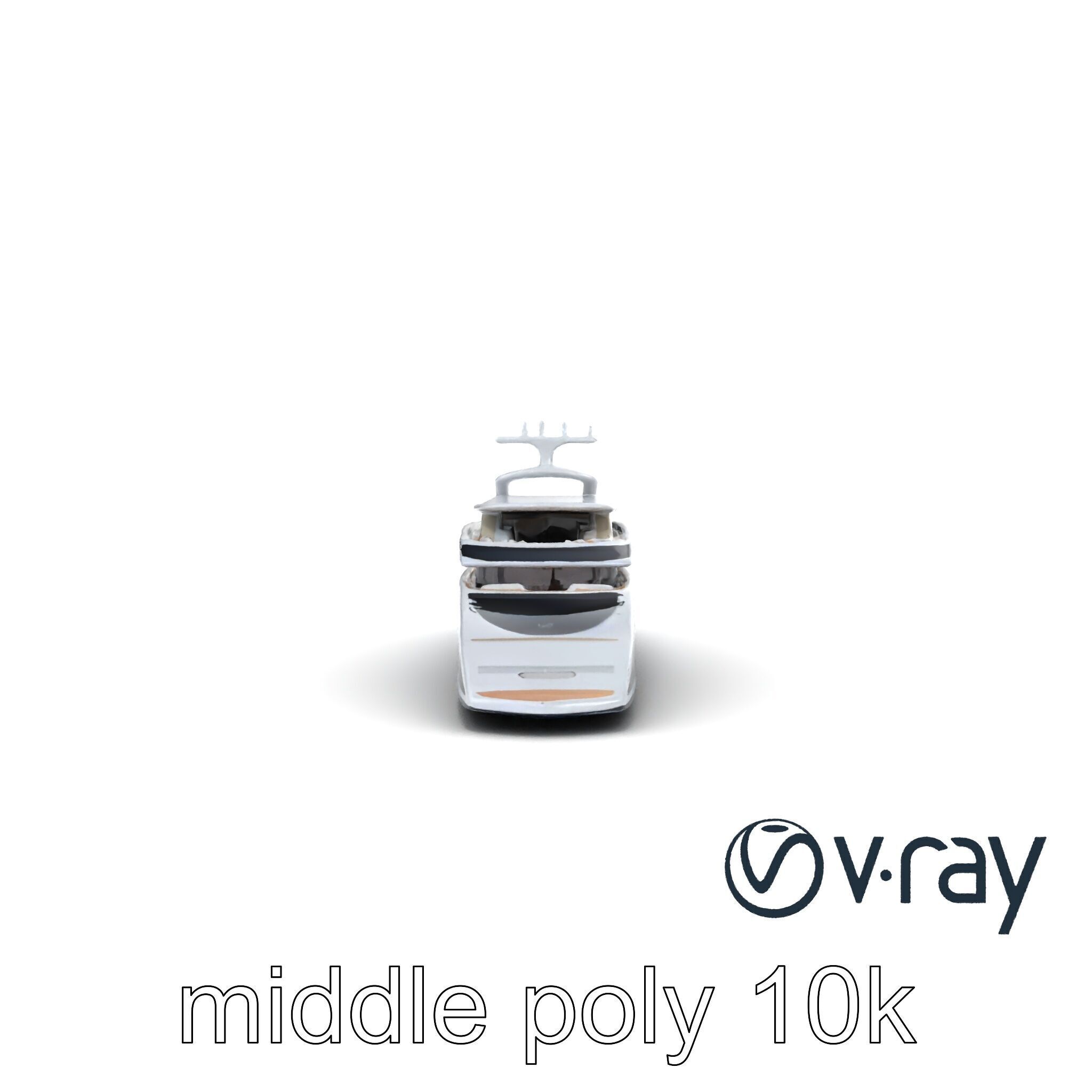 Luxurious Catamaran Superyacht model pack Low-poly 3D model_29