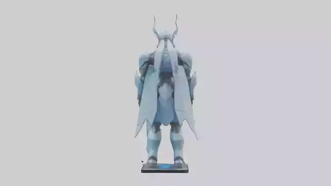 NanoTech Guardian statue model