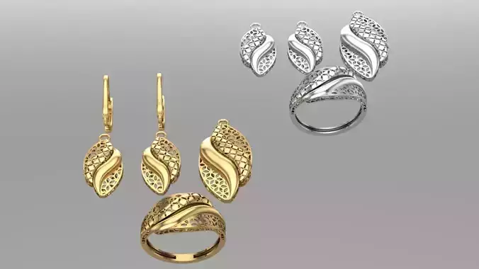 Gold half set fusion cut 1