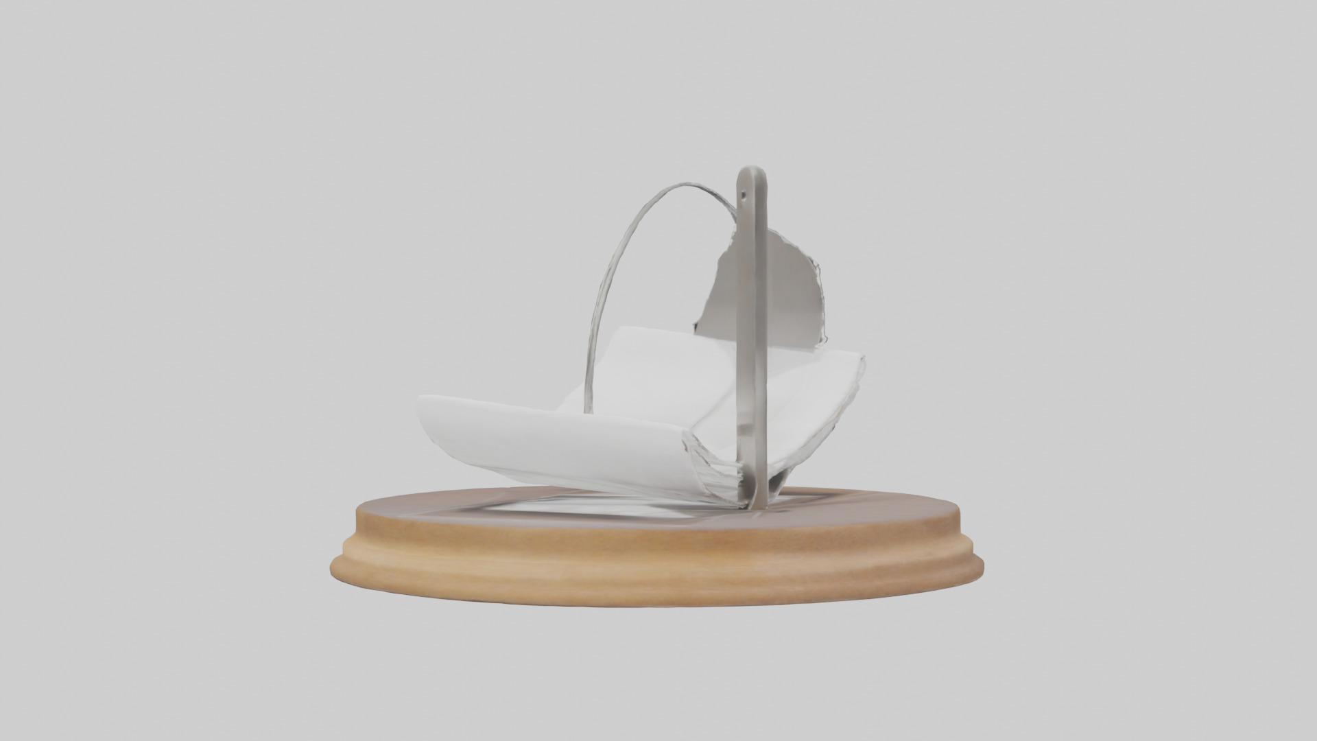 Napkin holder model 2 Low-poly 3D model_2