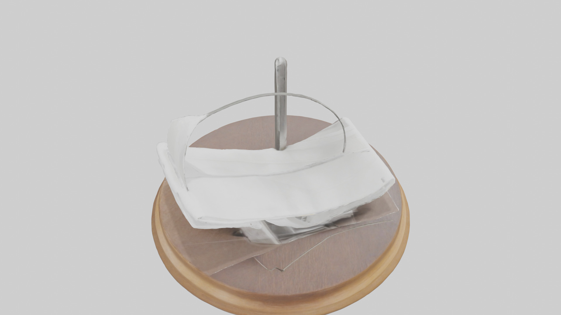 Napkin holder model 2 Low-poly 3D model_17