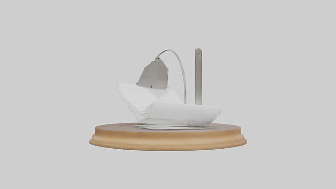 Napkin holder model 2 Low-poly 3D model