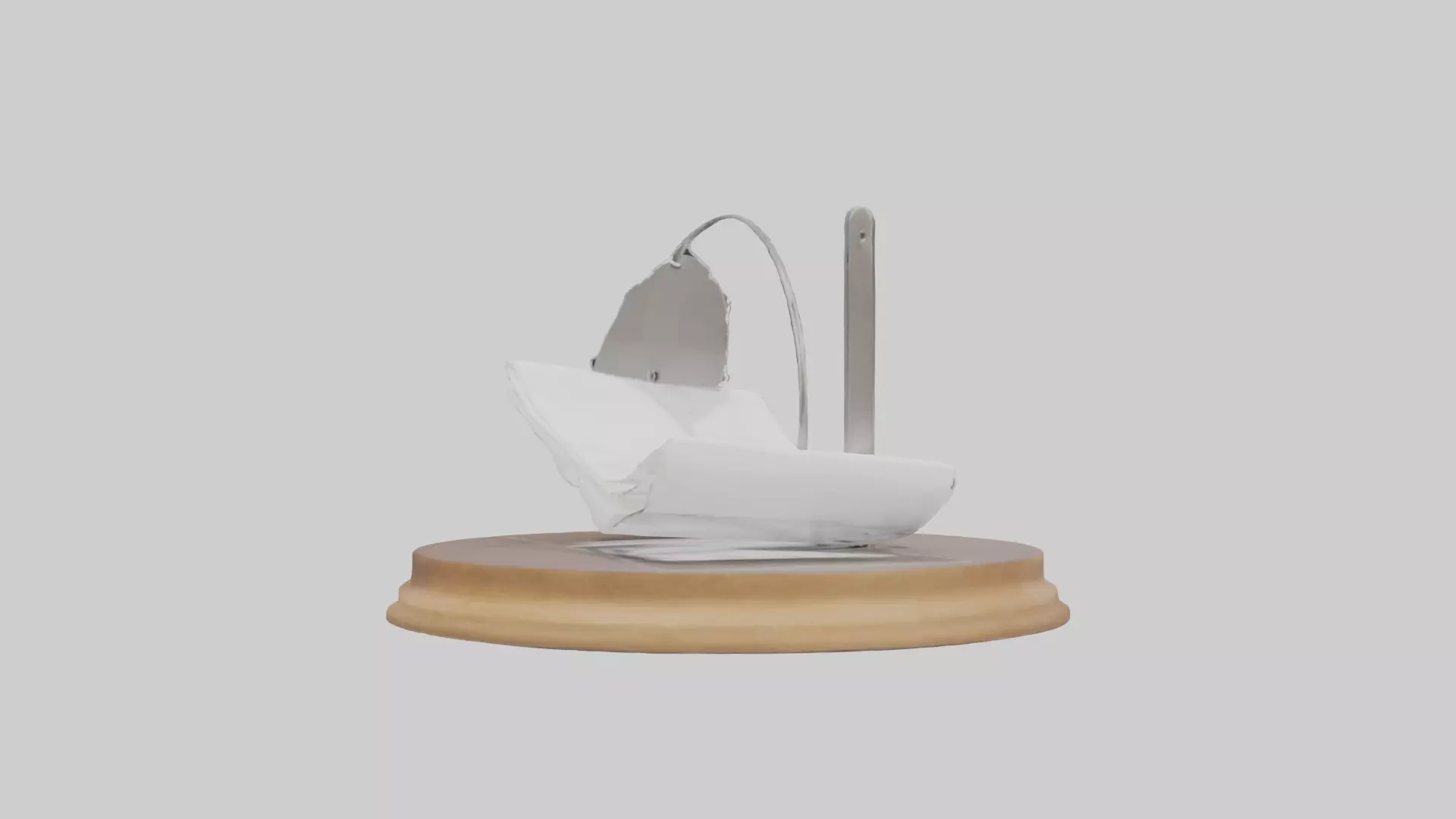 Napkin holder model 2 Low-poly 3D model_0