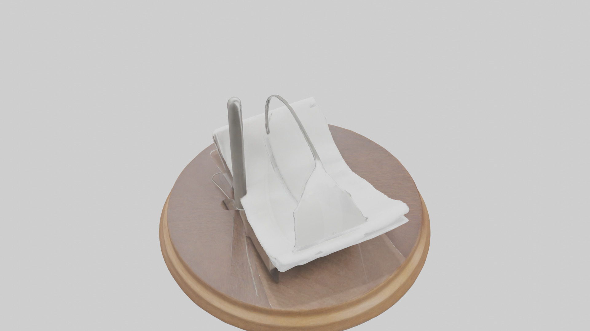 Napkin holder model 2 Low-poly 3D model_16