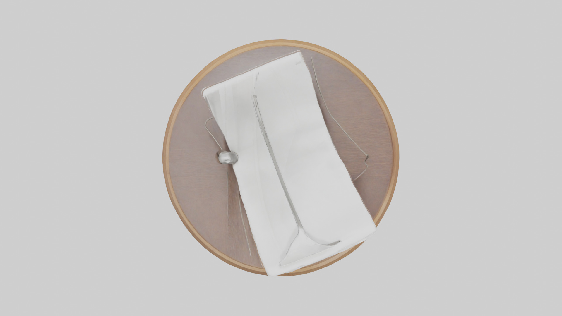 Napkin holder model 2 Low-poly 3D model_14