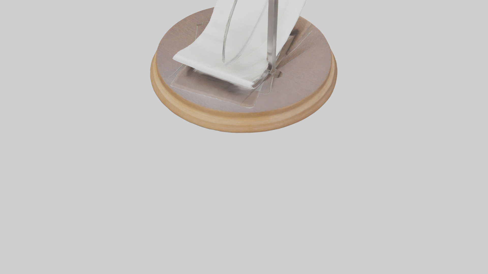 Napkin holder model 2 Low-poly 3D model_4