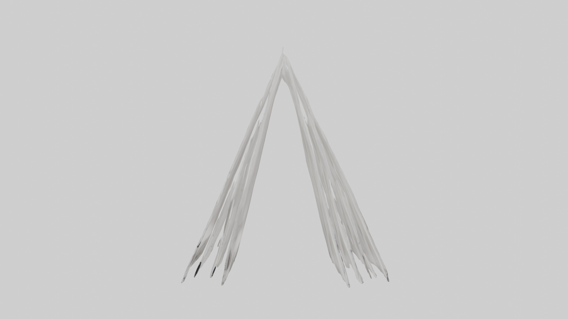 Napkin model Low-poly 3D model_7