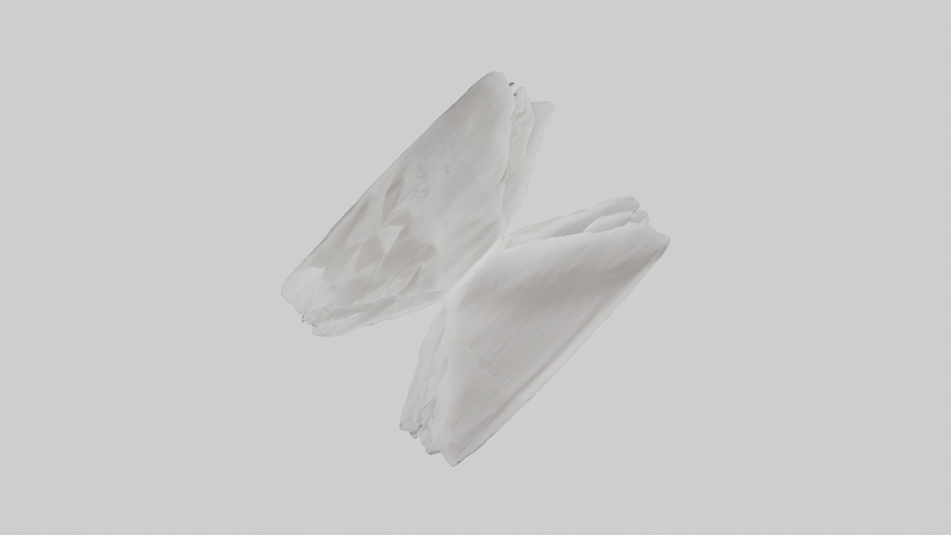 Napkin model Low-poly 3D model_14
