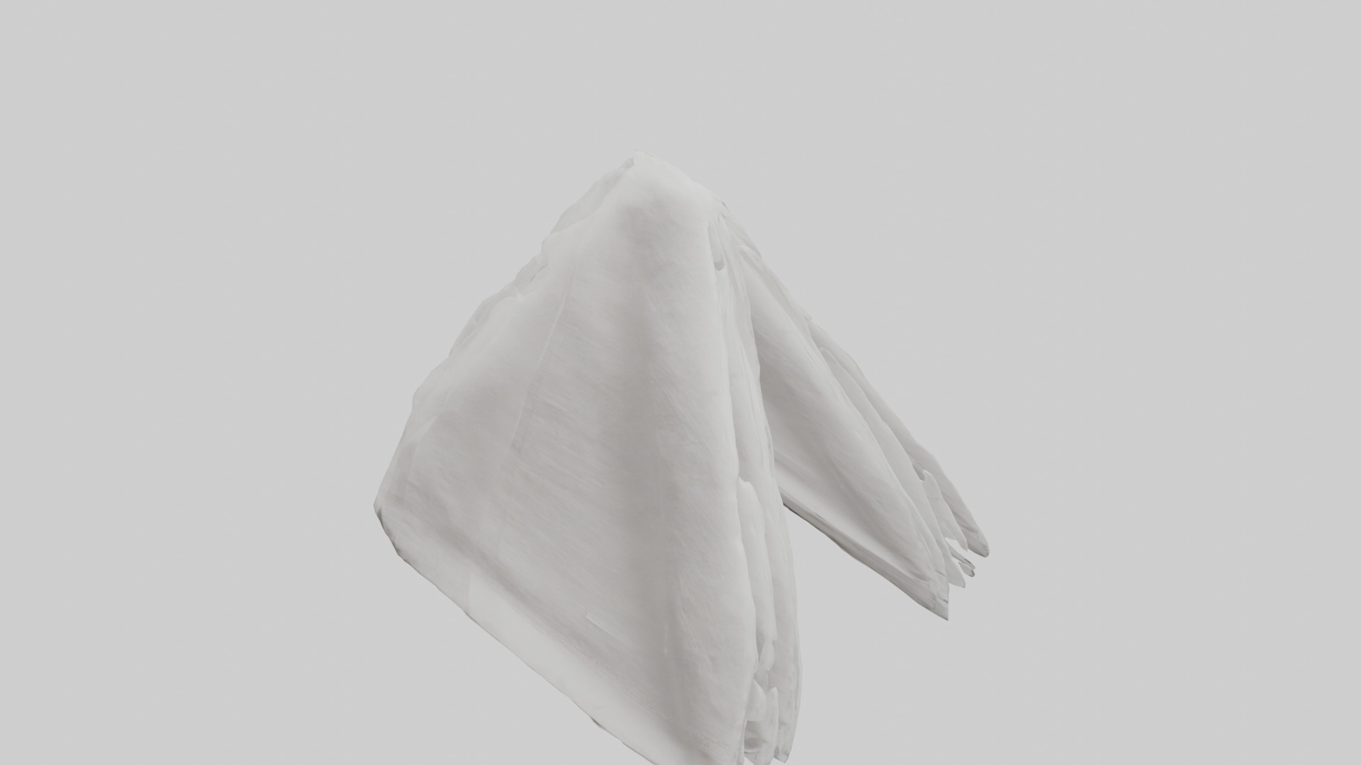 Napkin model Low-poly 3D model_17