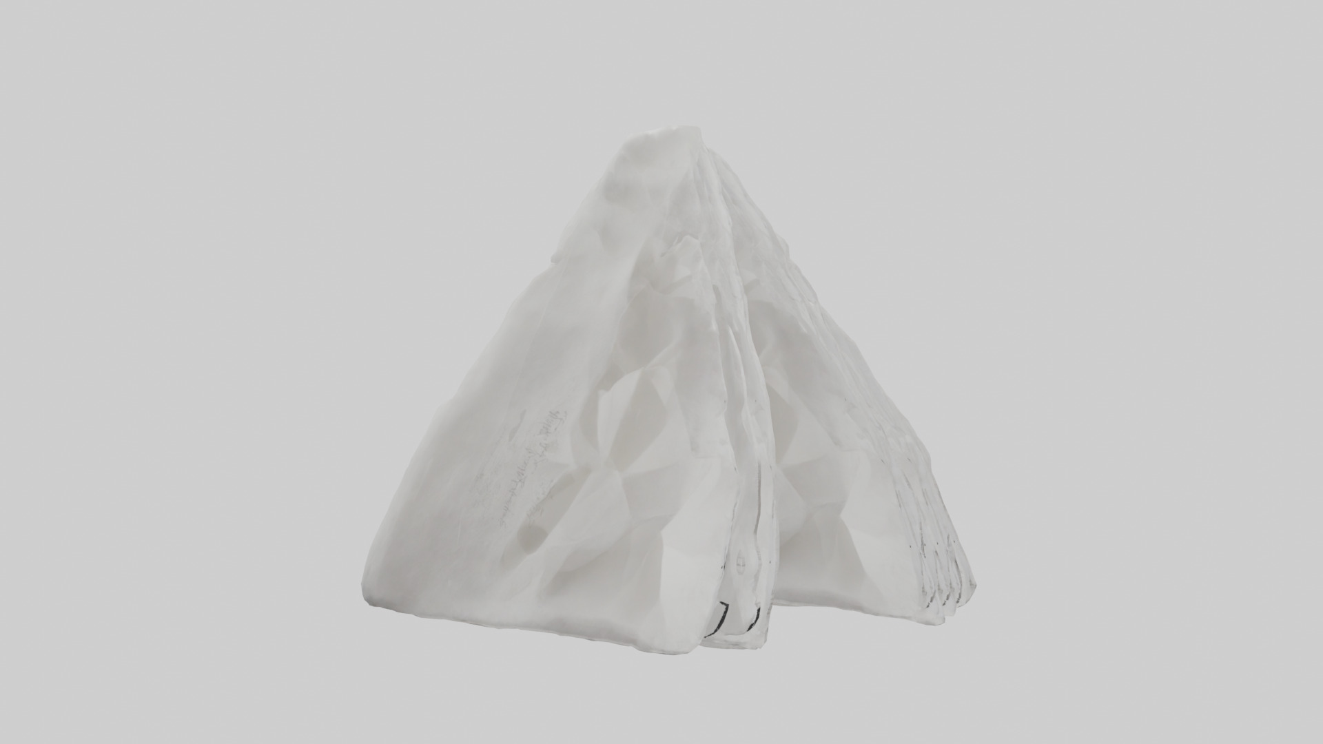 Napkin model Low-poly 3D model_13