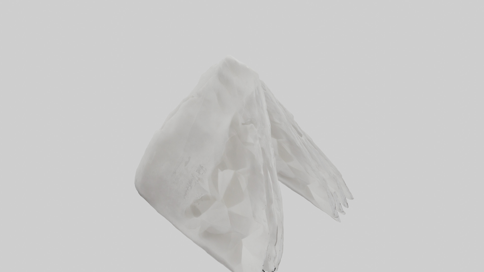 Napkin model Low-poly 3D model_18