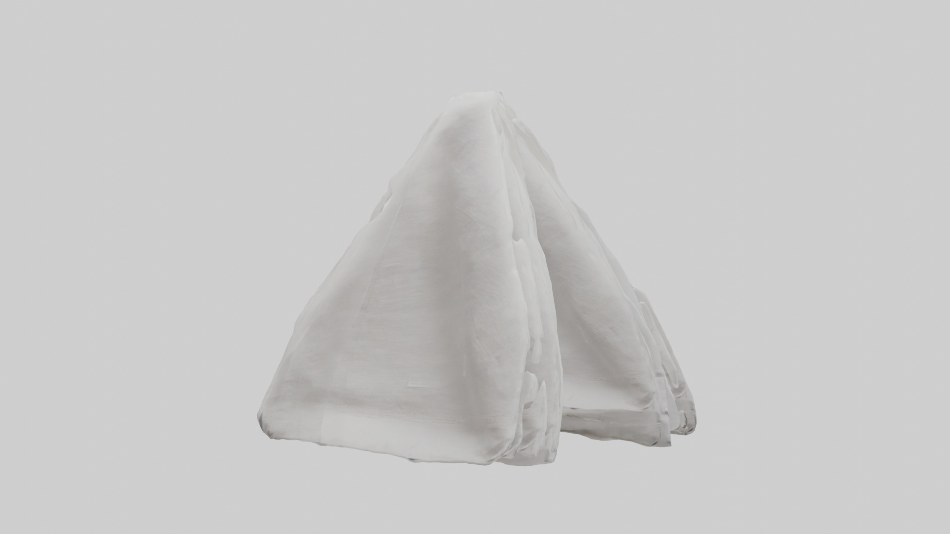 Napkin model Low-poly 3D model_12