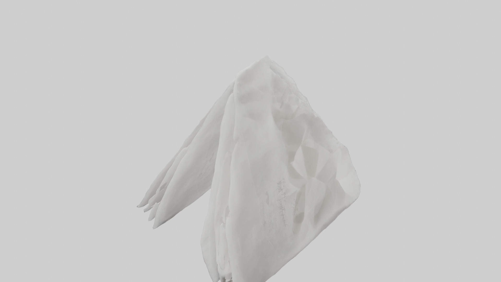 Napkin model Low-poly 3D model_15