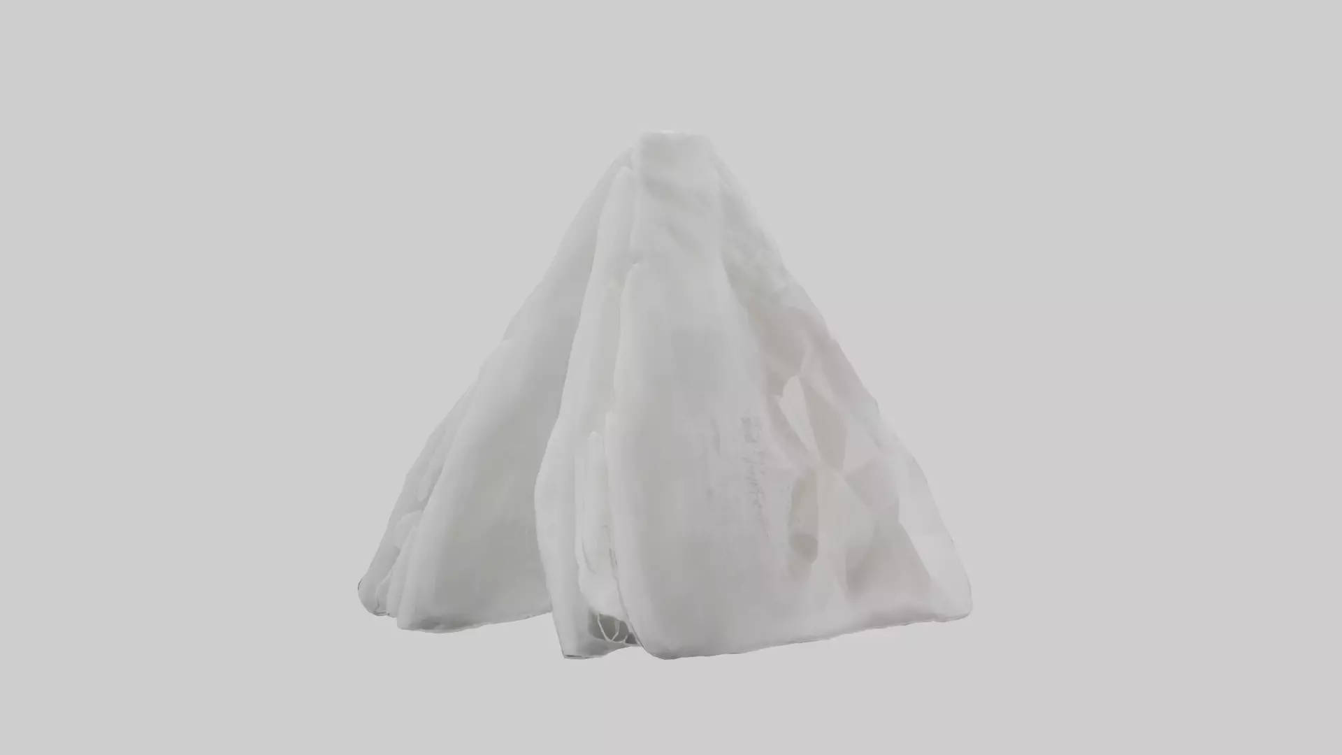 Napkin model Low-poly 3D model_0