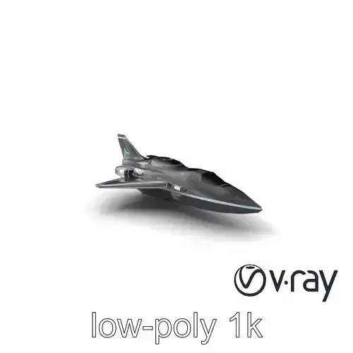 Nebula Cruiser Deep-Space Jet model pack Low-poly 3D model