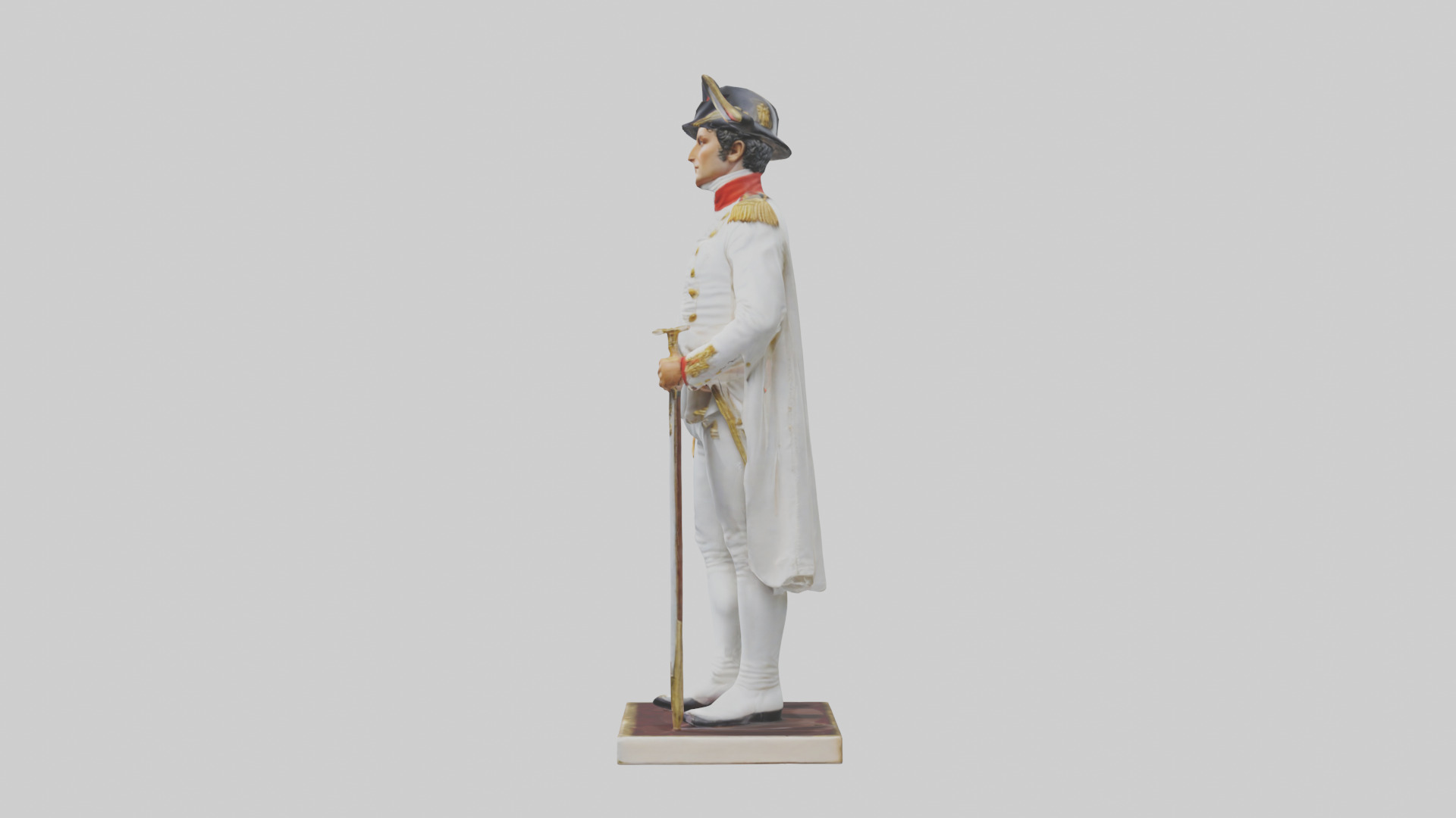 apoleon statue model Low-poly 3D model_12