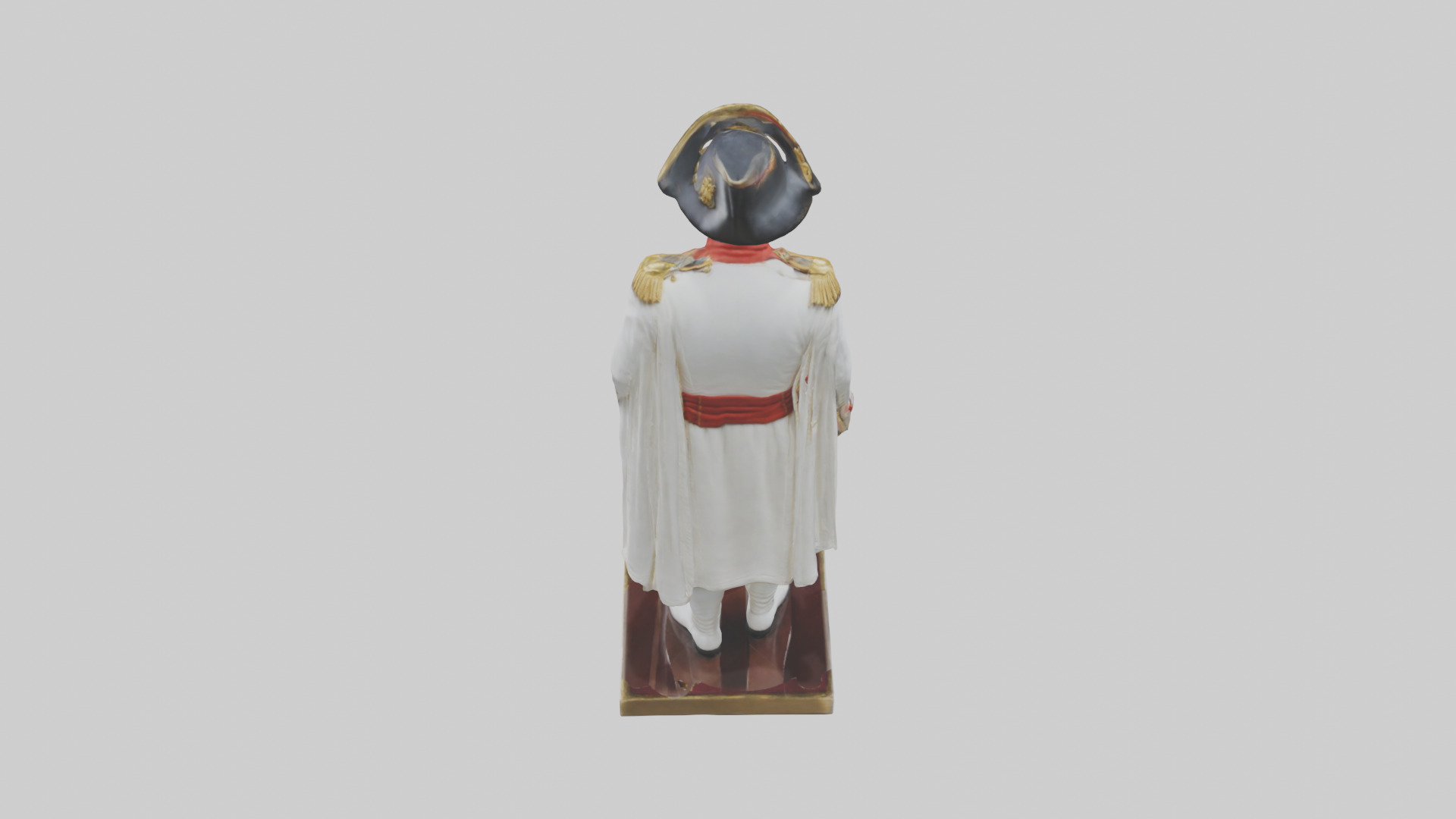 apoleon statue model Low-poly 3D model_15