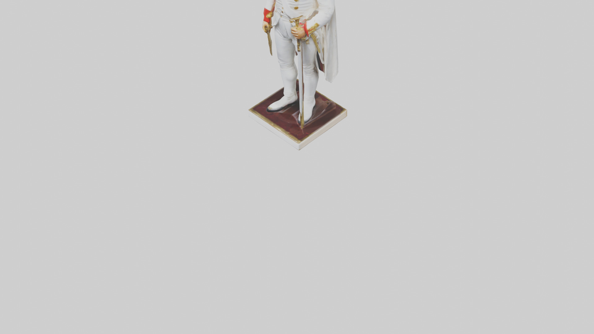 apoleon statue model Low-poly 3D model_5