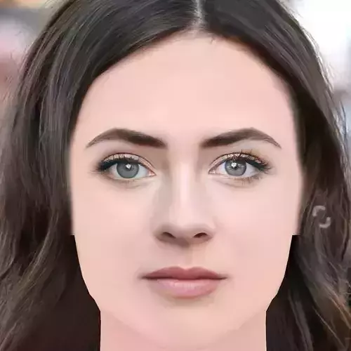 Lara McDonnell Head - No Hair - Low poly head for game