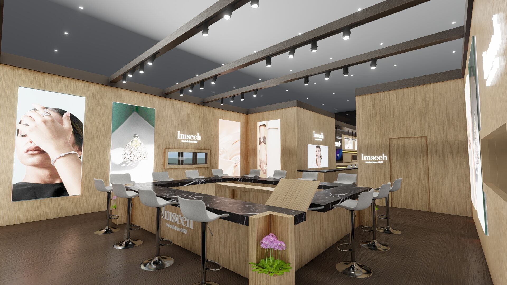 22x8 Exhibition Stand 3D model_8