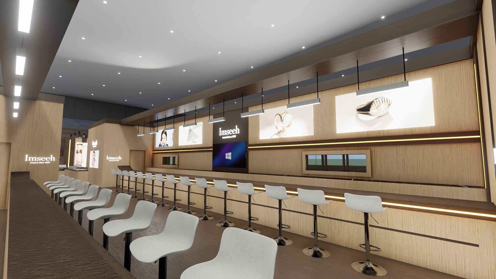 22x8 Exhibition Stand 3D model_9