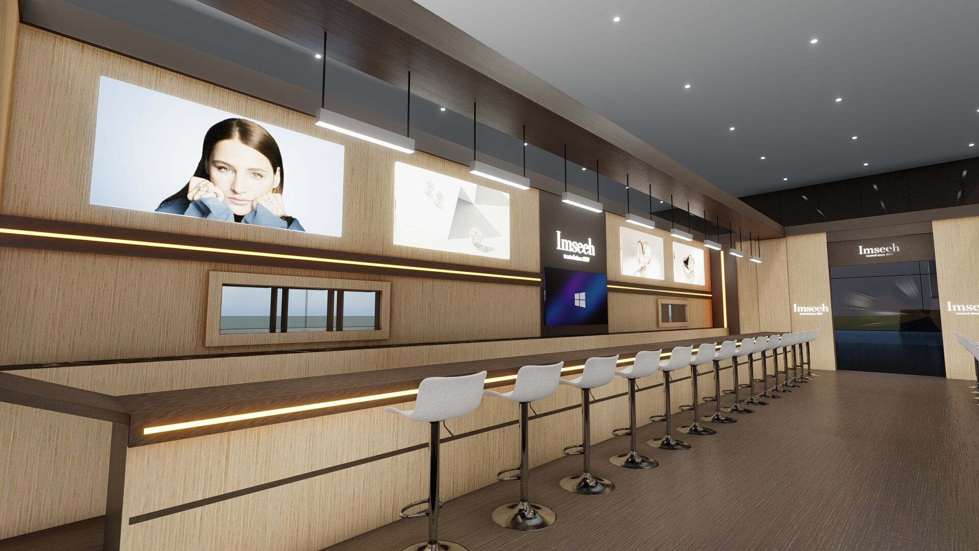 22x8 Exhibition Stand 3D model_5