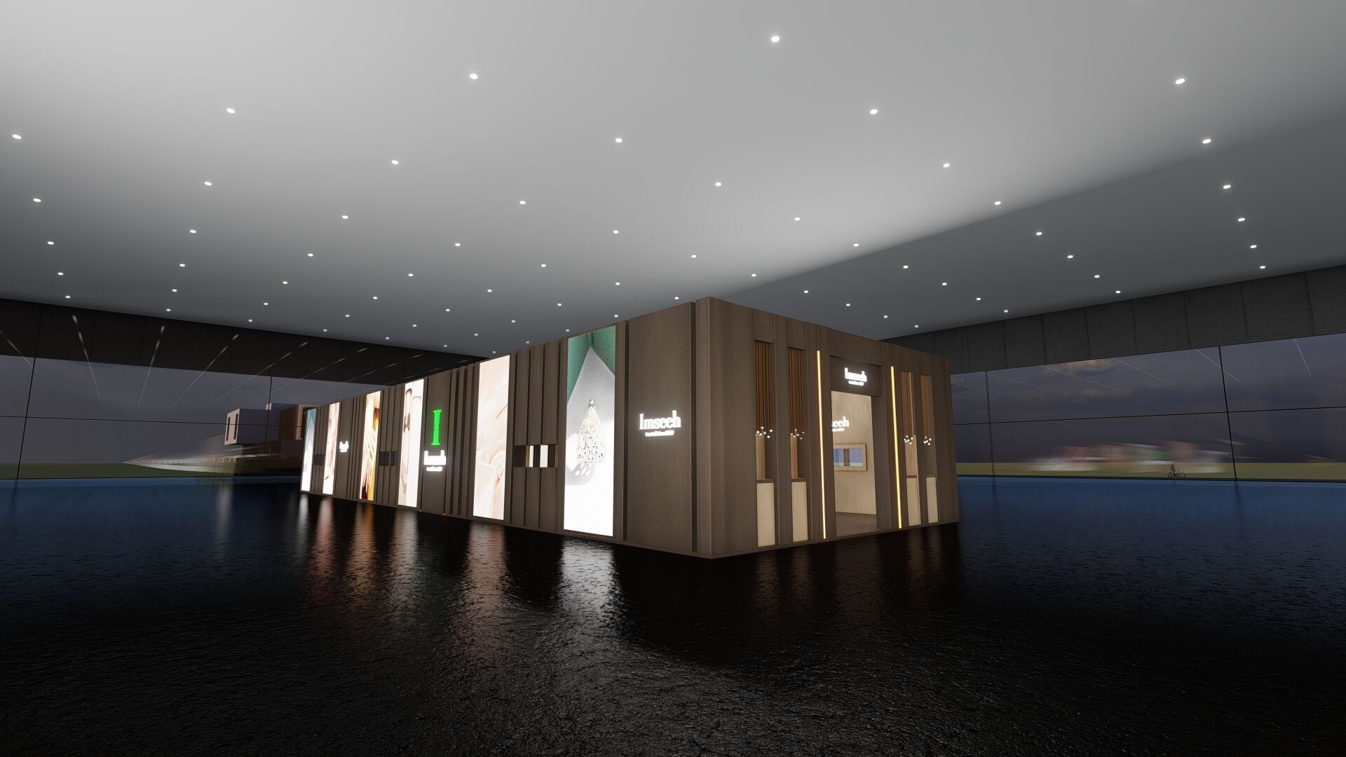 22x8 Exhibition Stand 3D model_6