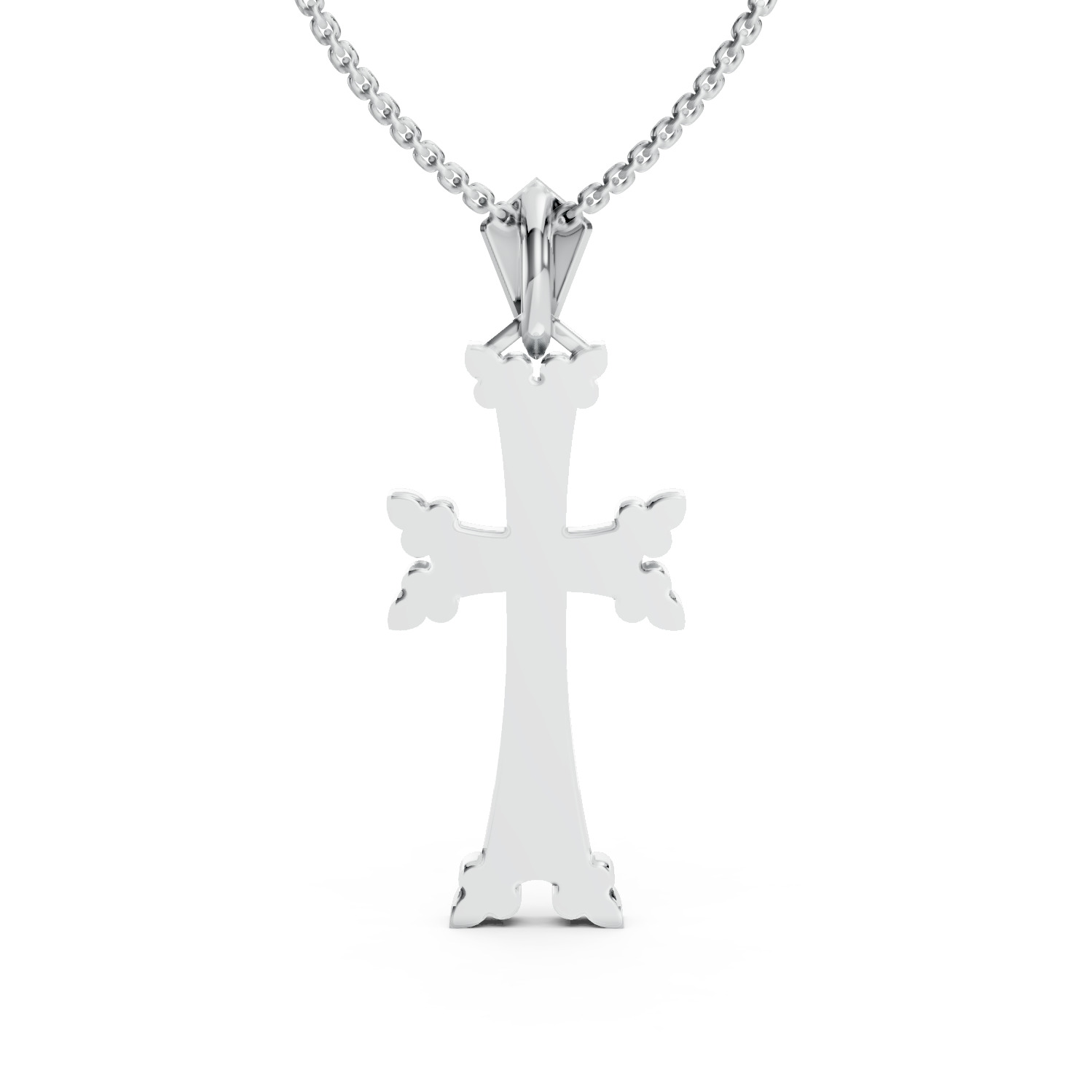 Armenian Black Varnish Cross 3D print model_3