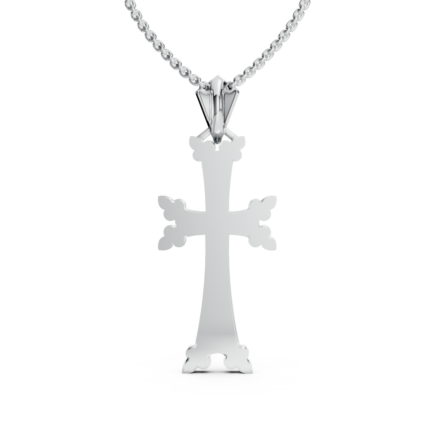 Armenian Black Varnish Cross 3D print model_5